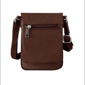 Roma Leather Concealed Carry crossbody purse